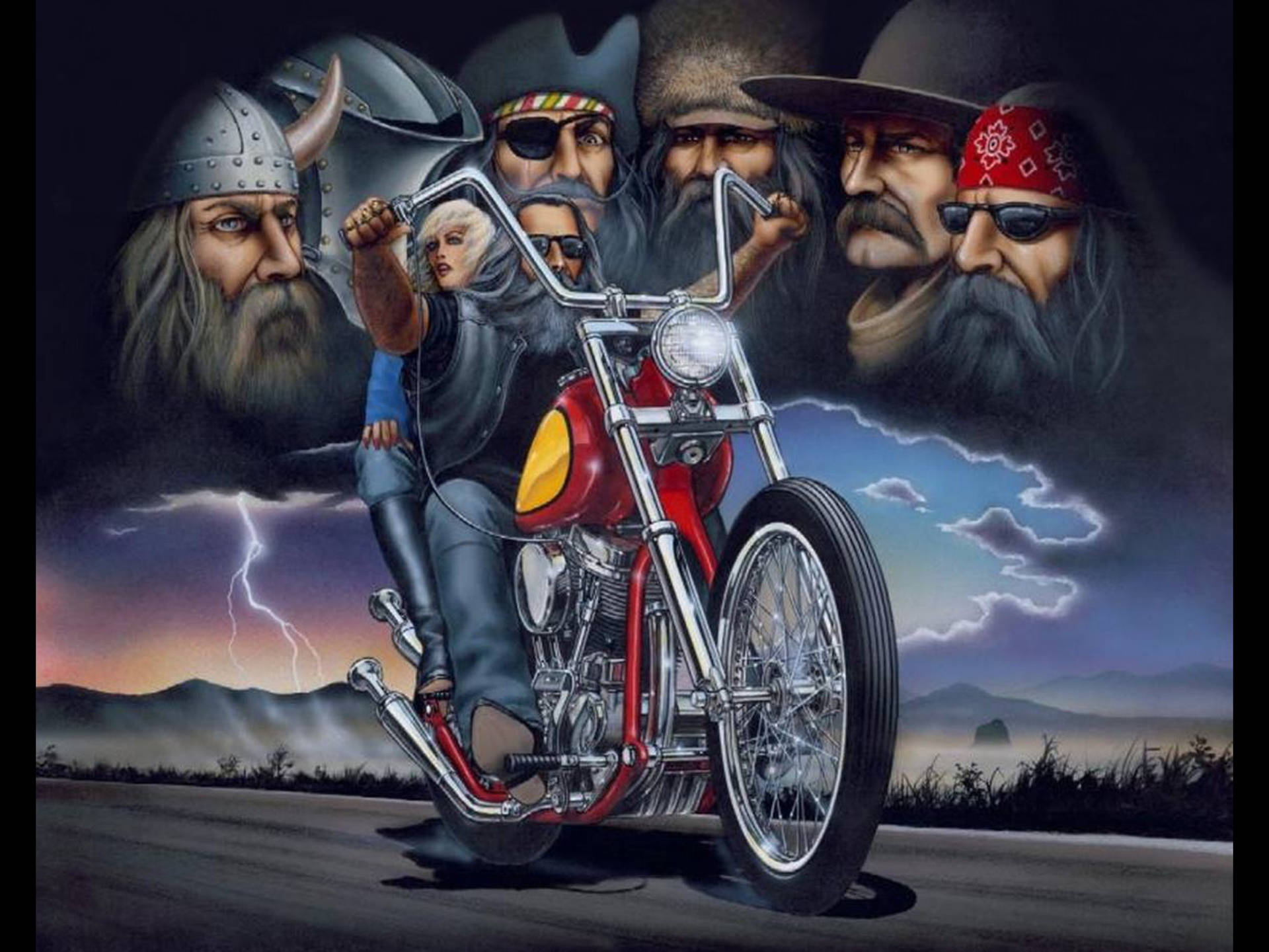 Easy Riders Men Wallpaper