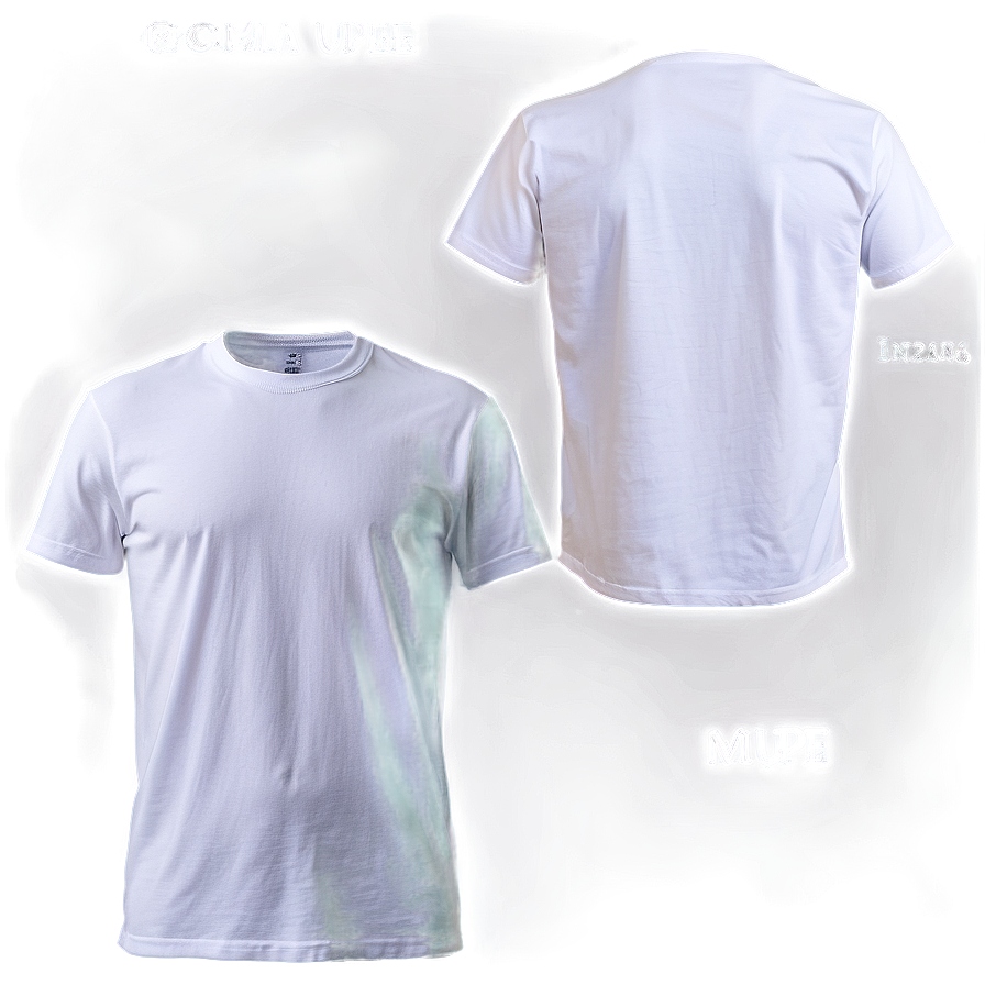 Easy To Use White T-shirt Mockup Png 06132024 PNG