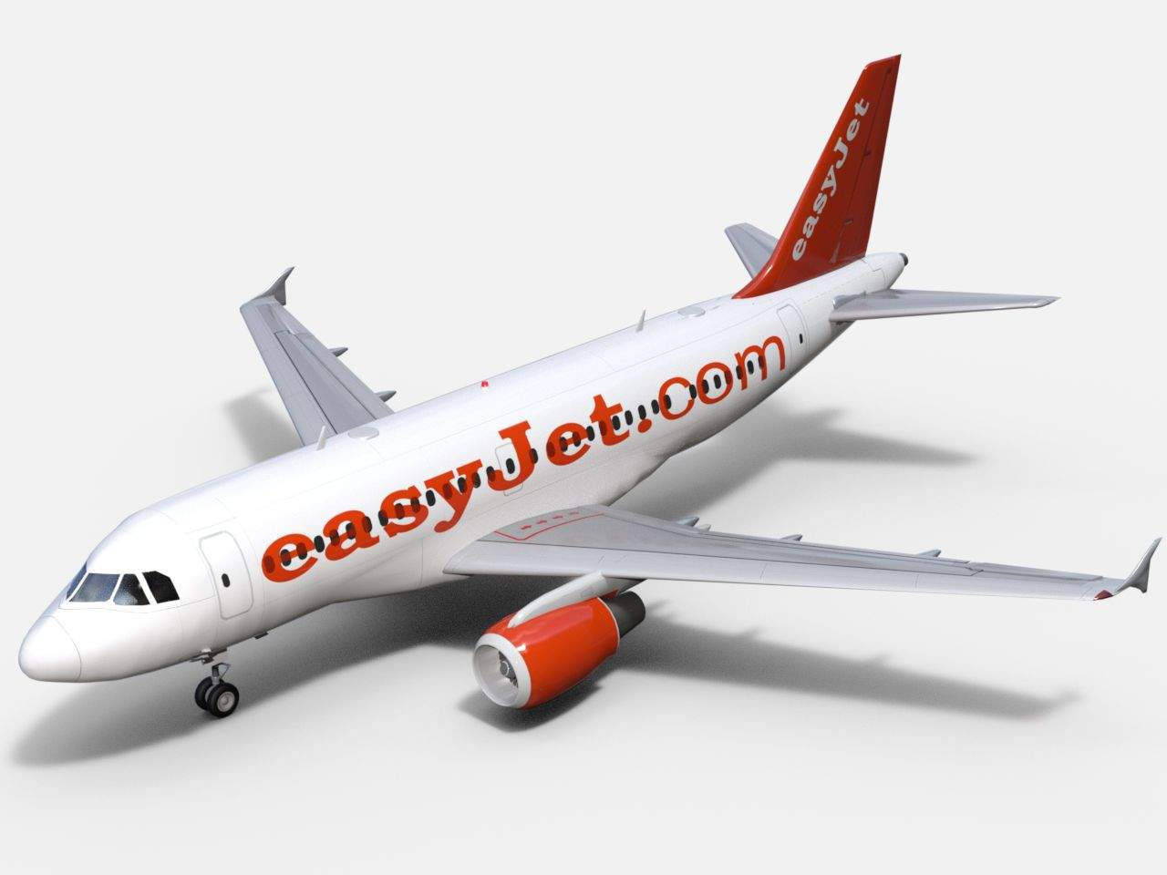 Easyjet 3d Model Wallpaper