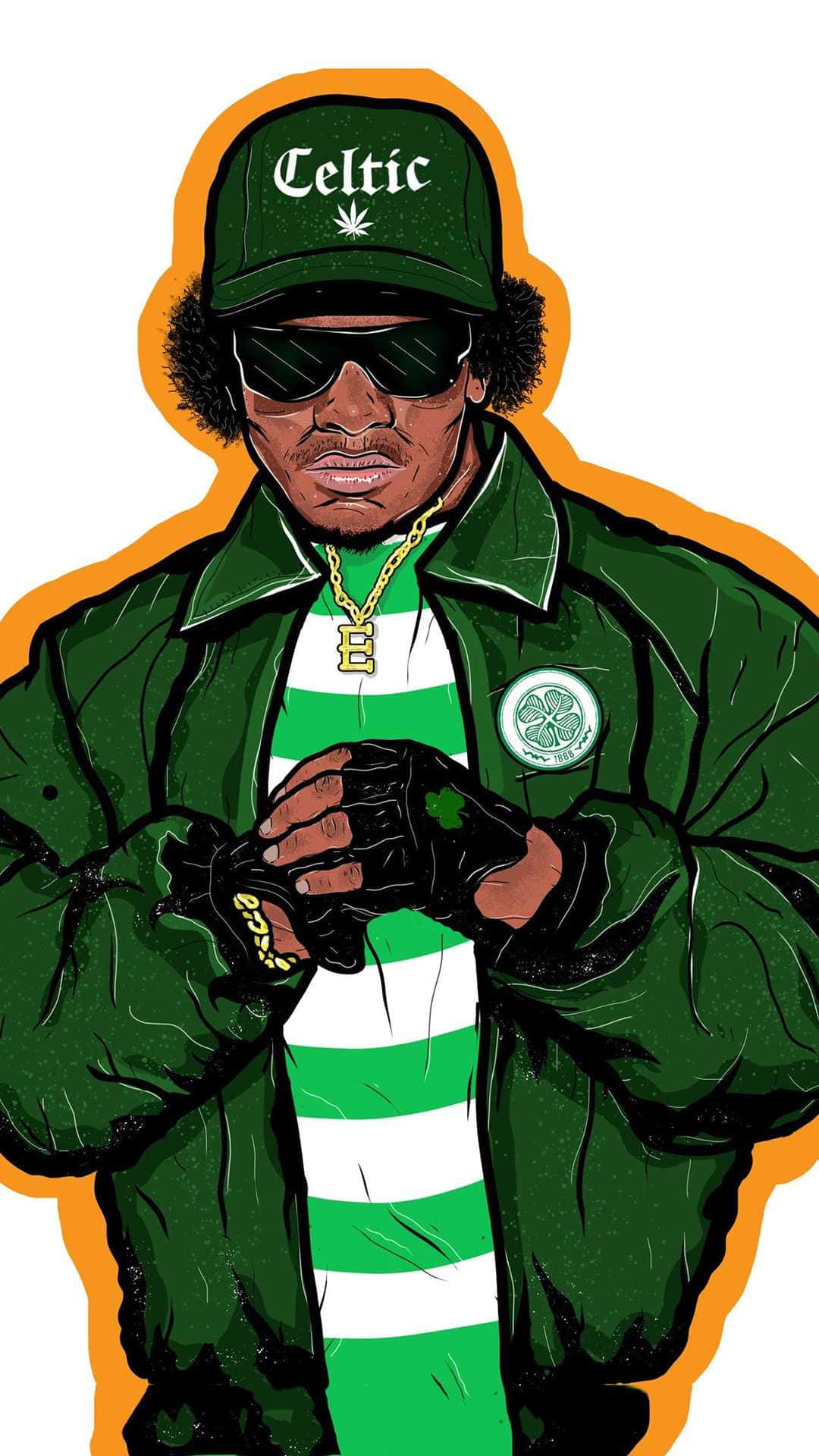 Eazy-E, The Godfather of Gangsta Rap Wallpaper