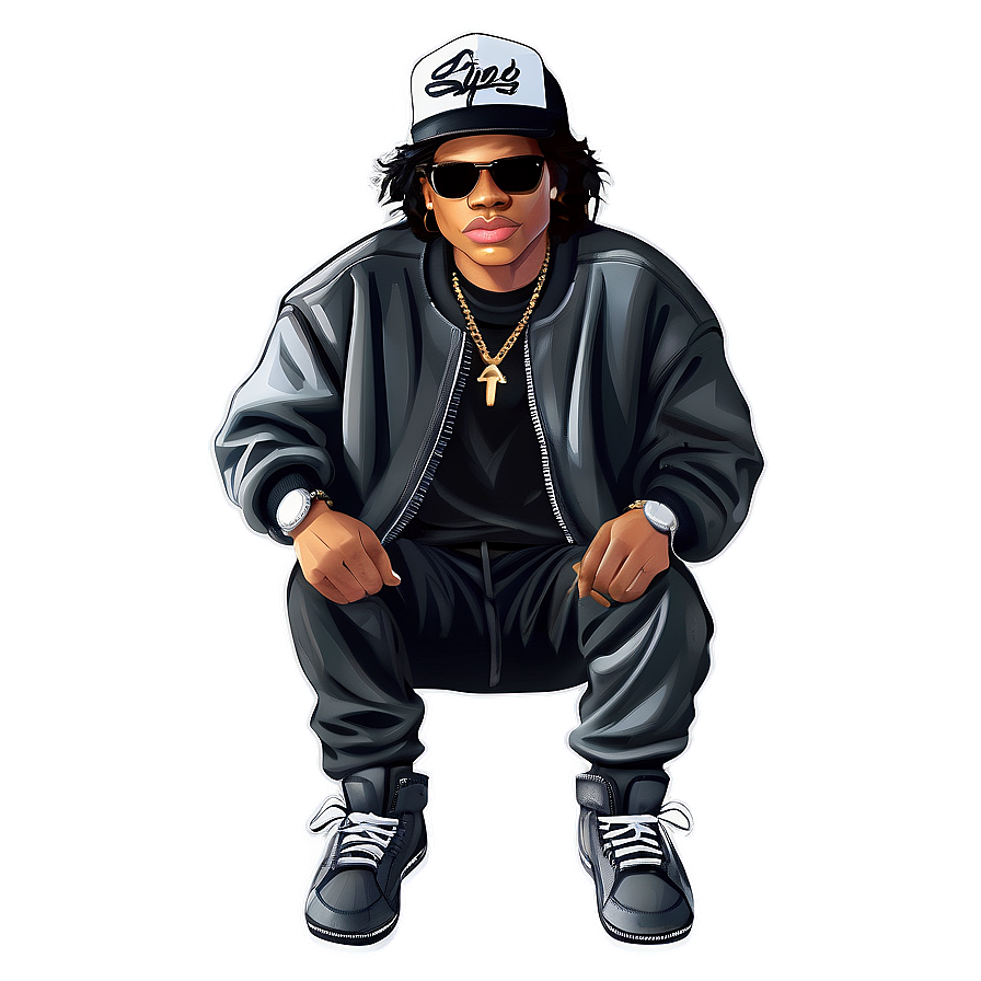 Eazy E Street Style Png 06252024 PNG