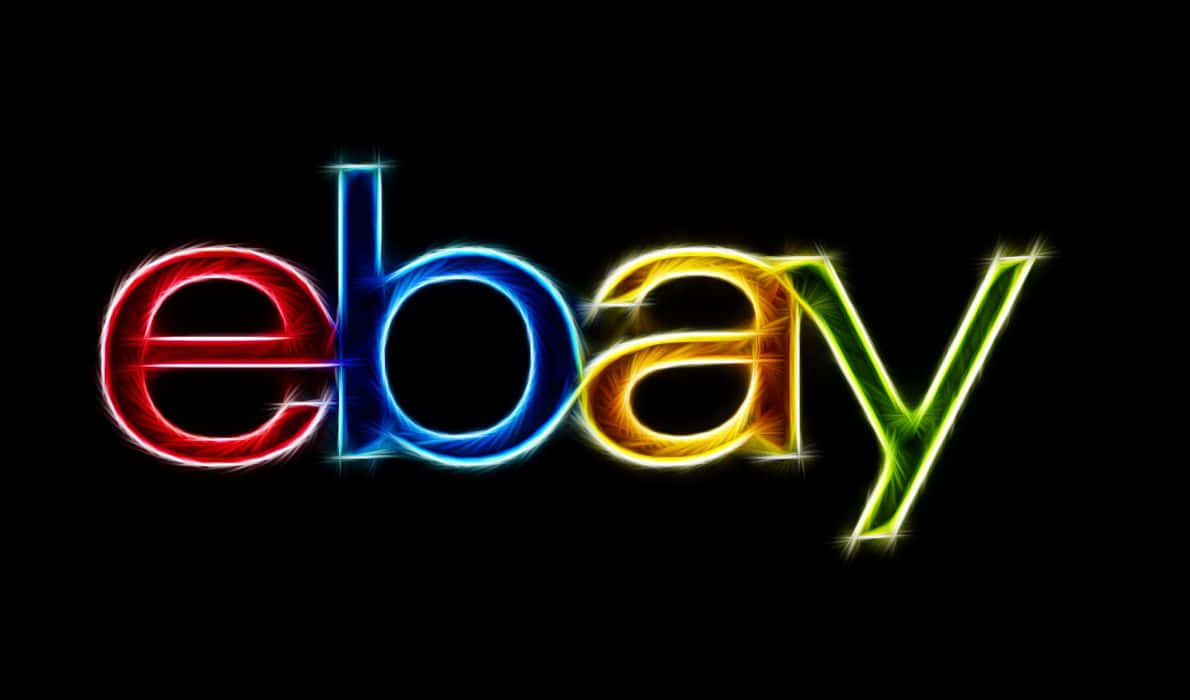 Ebay Logo On A Black Background