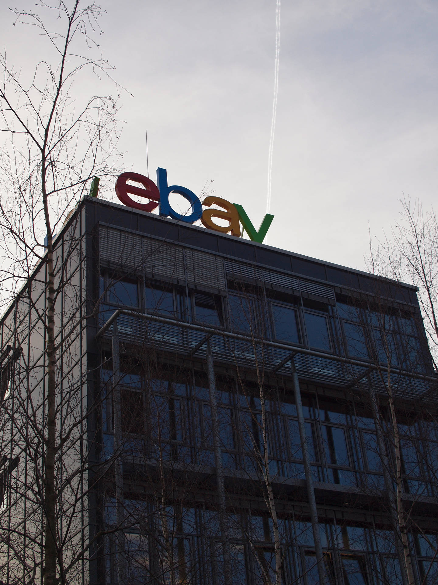 Ebay logo høje bygninger Wallpaper