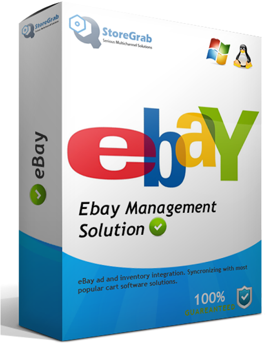 Ebay Management Solution Software Box PNG
