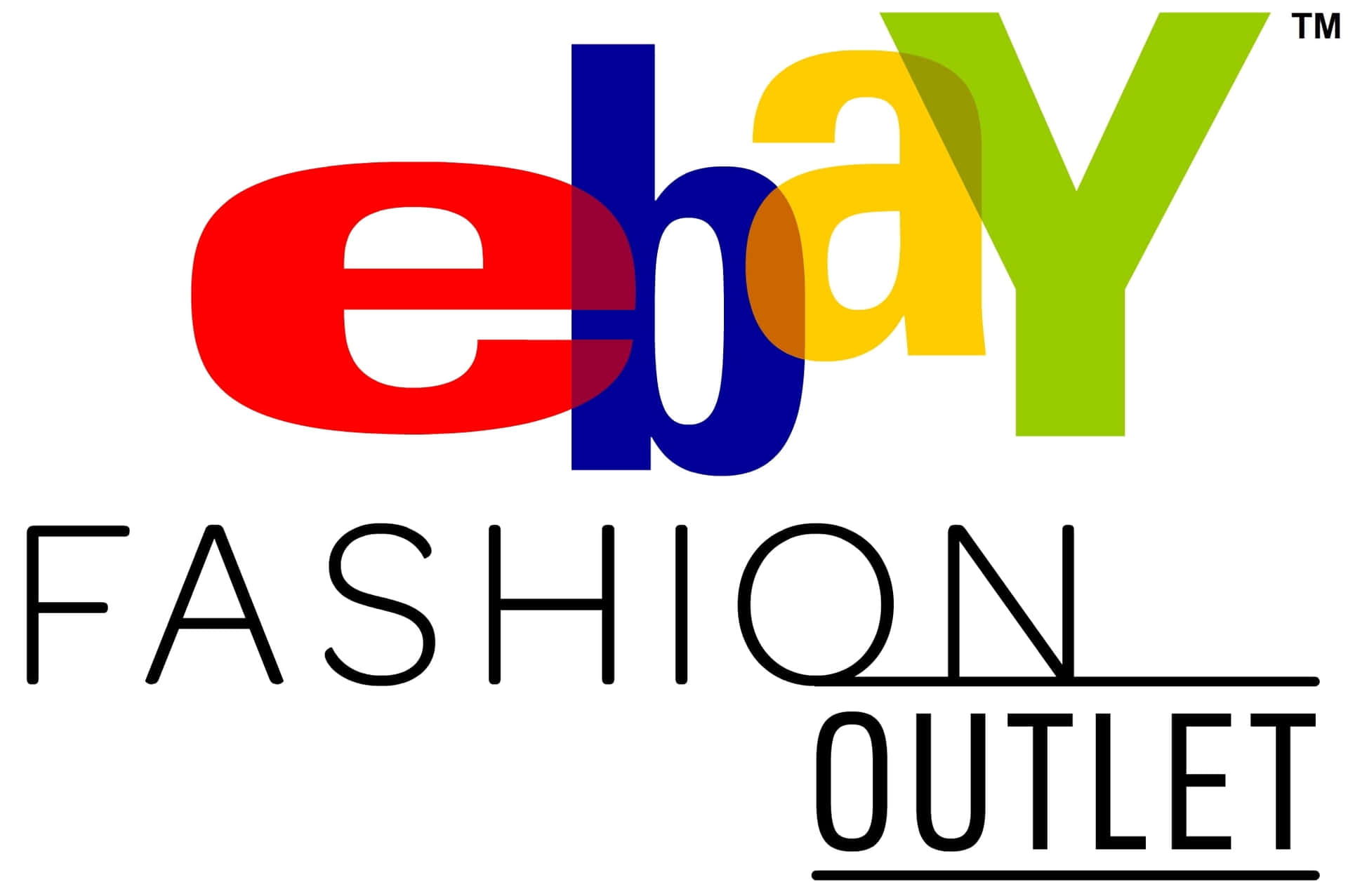eBay UK Logo Fashion Outlet 3D Effekt Tapet Wallpaper