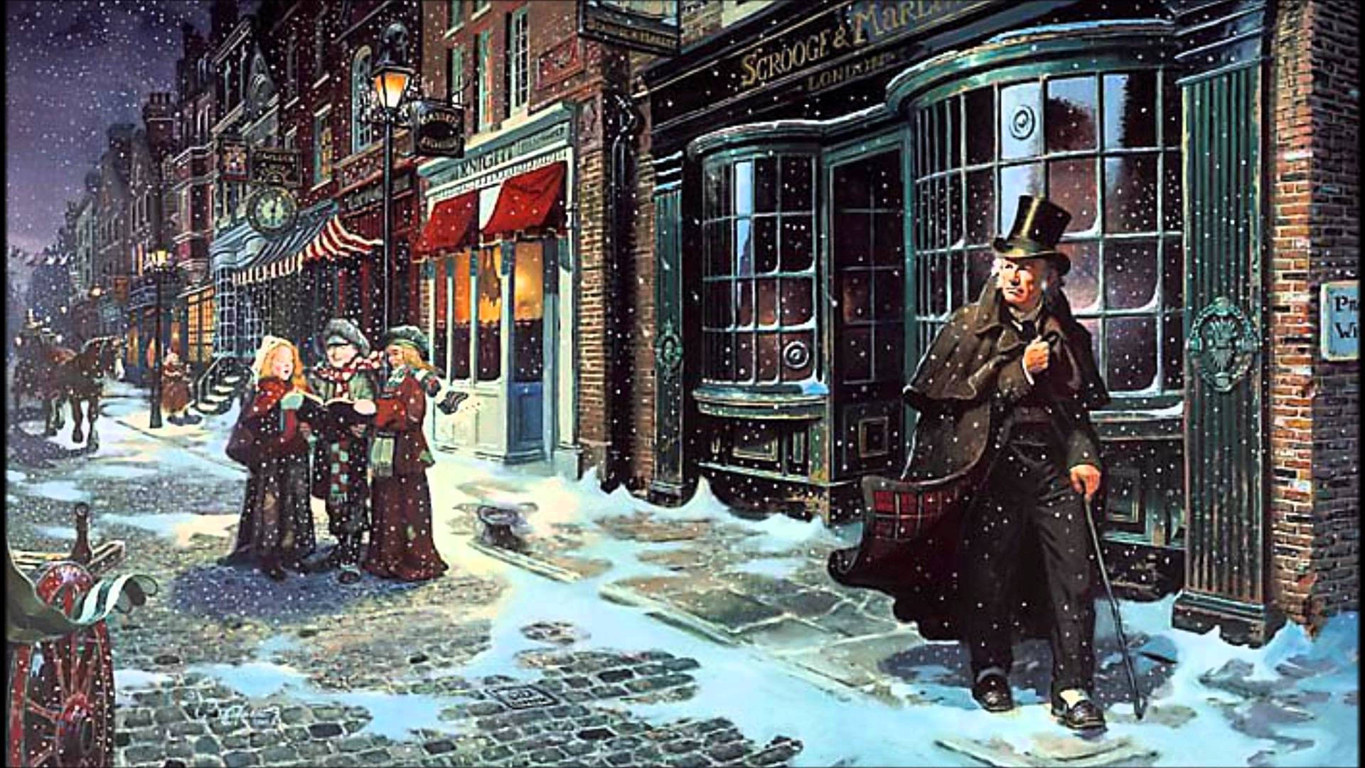 Ebenezer Scrooge- The iconic character from A Christmas Carol Wallpaper