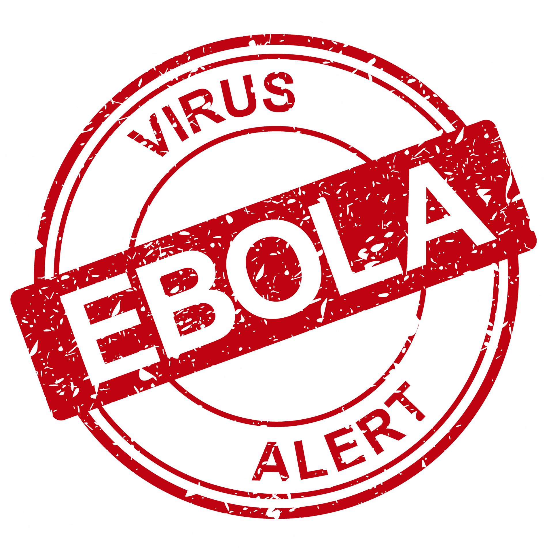 Ebola Virus Alert Stamp PNG