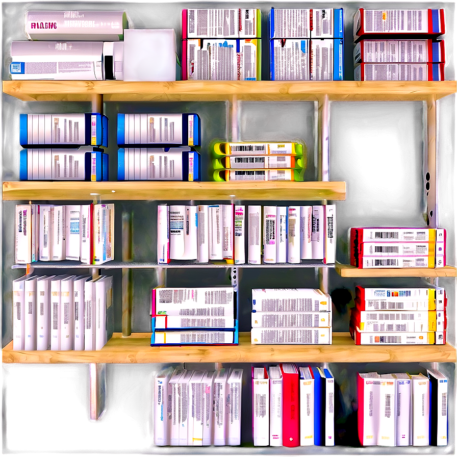 Ebook Shelf Visualization Png 74 PNG