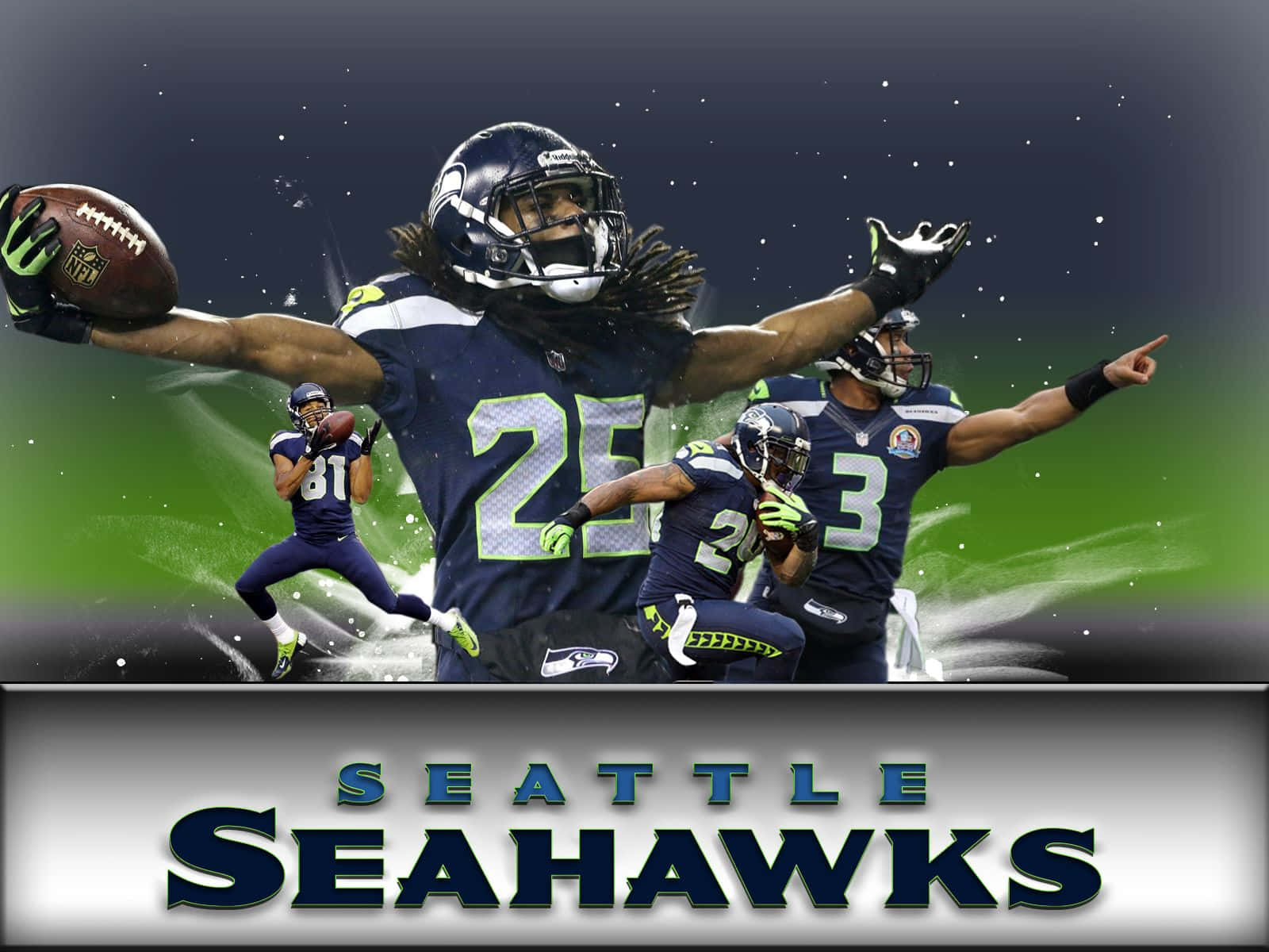 Eccitantesfondo Seattle Seahawks