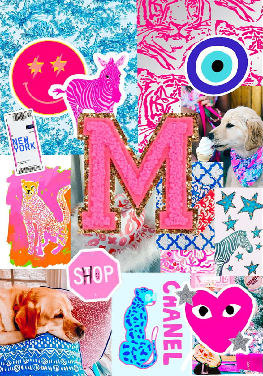 Eclectic M Collage Aesthetic.jpg Wallpaper