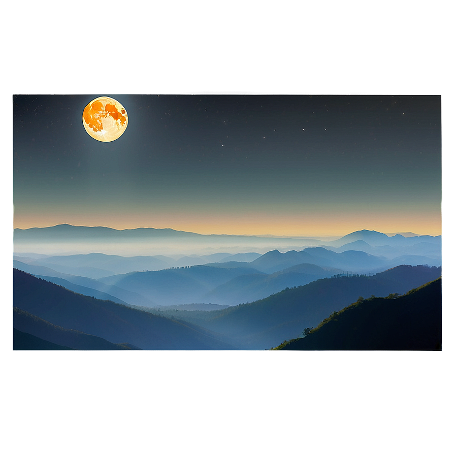 Eclipse Over Mountains Png Lkl PNG