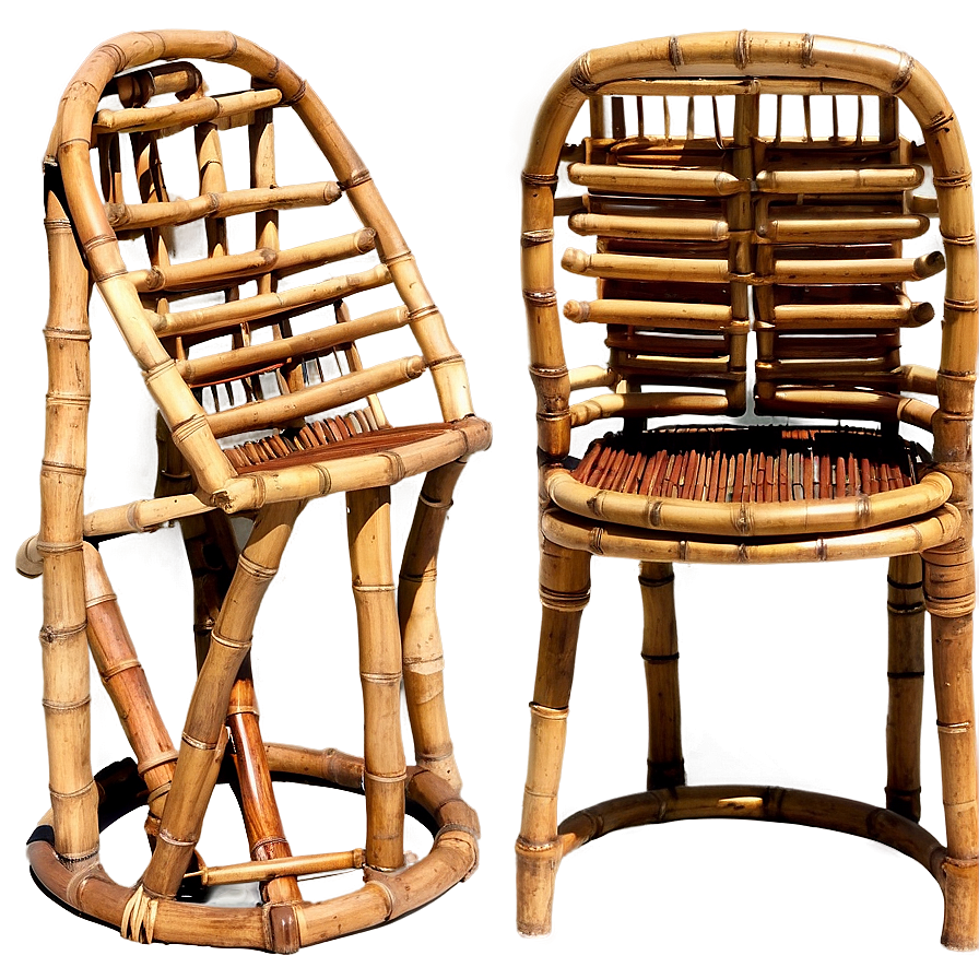 Eco-friendly Bamboo Silla Png 06242024 PNG