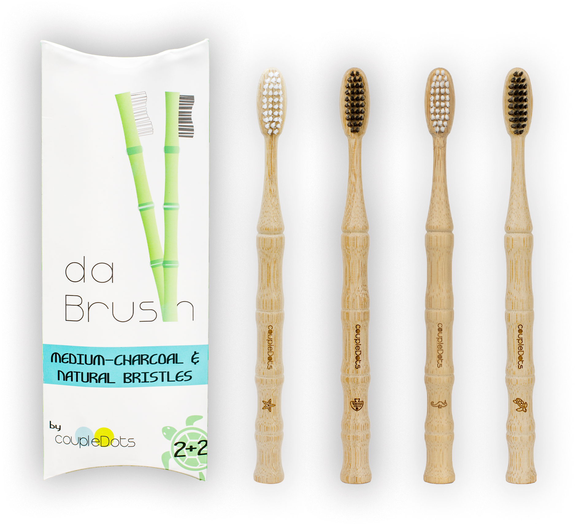 Eco Friendly Bamboo Toothbrushes PNG