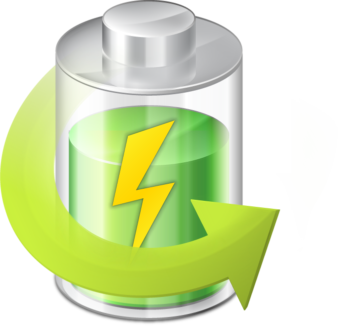 Eco Friendly Battery Concept PNG