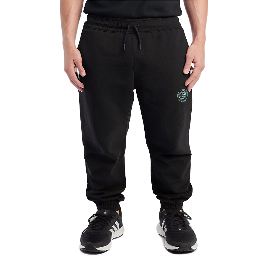 Eco-friendly Black Sweatpants Png Jrv85 PNG