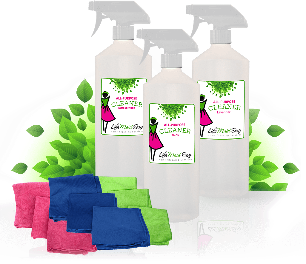 Eco Friendly Cleaning Productsand Cloths PNG