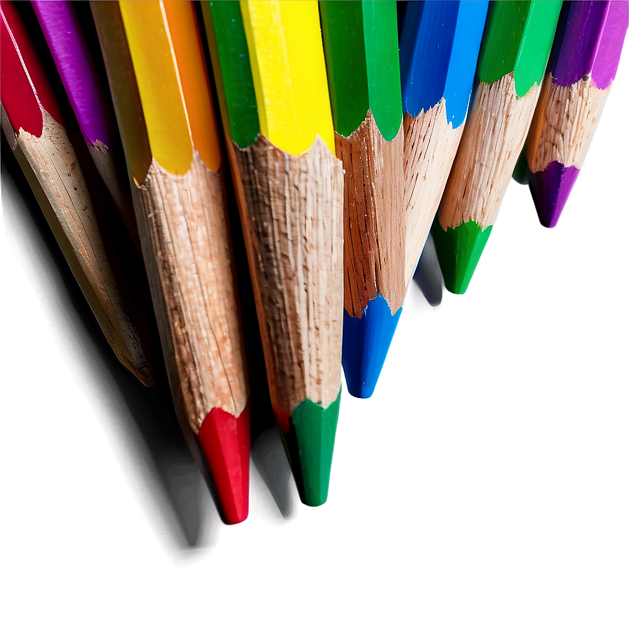 Eco-friendly Colored Pencils Png 06212024 PNG