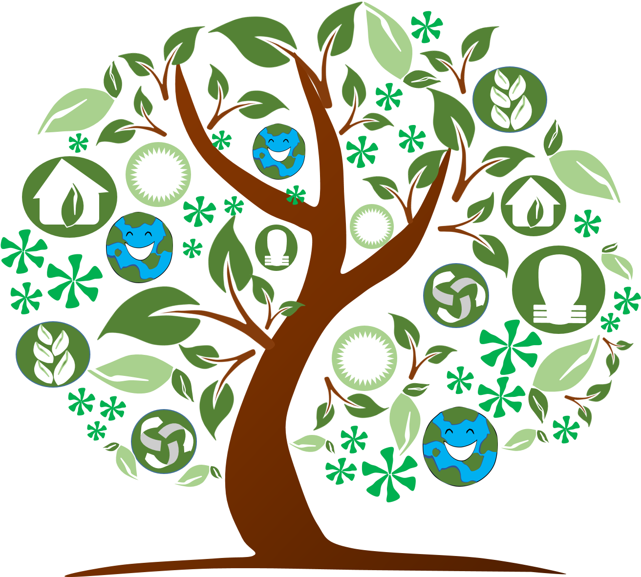 Eco Friendly Concept Tree PNG