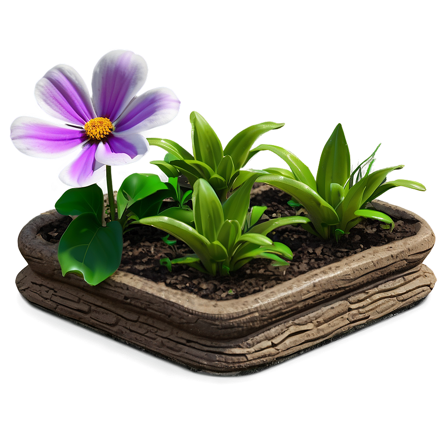 Eco-friendly Flower Bed Png Ywt PNG