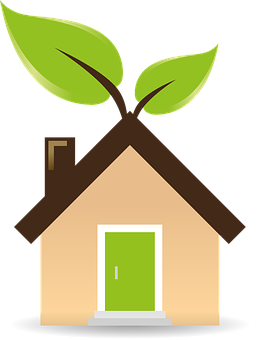 Eco Friendly House Icon PNG