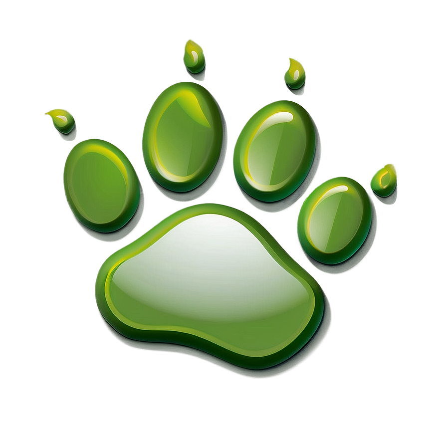 Eco-friendly Paw Print Png Oco PNG