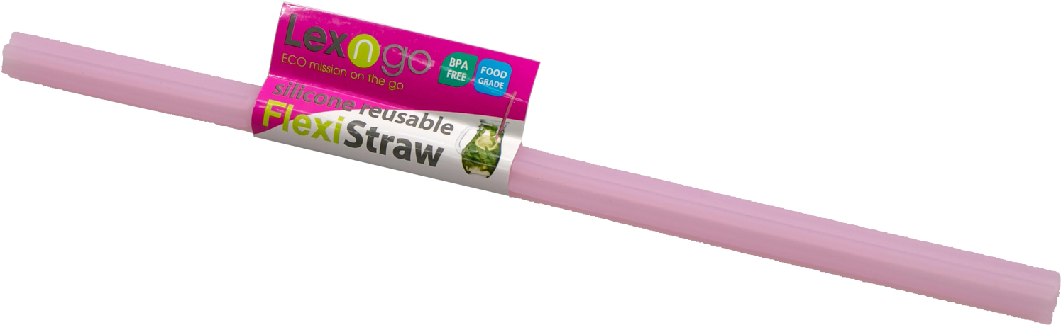 Eco Friendly Silicone Flexi Straw PNG