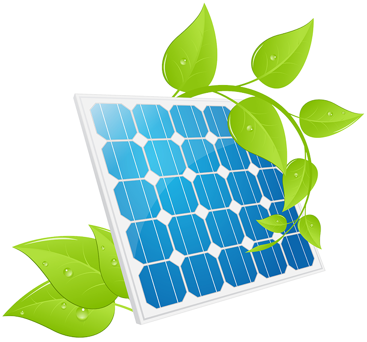 Eco Friendly Solar Panel Concept PNG