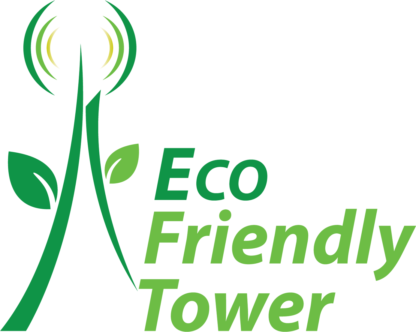 Eco Friendly Tower Logo PNG