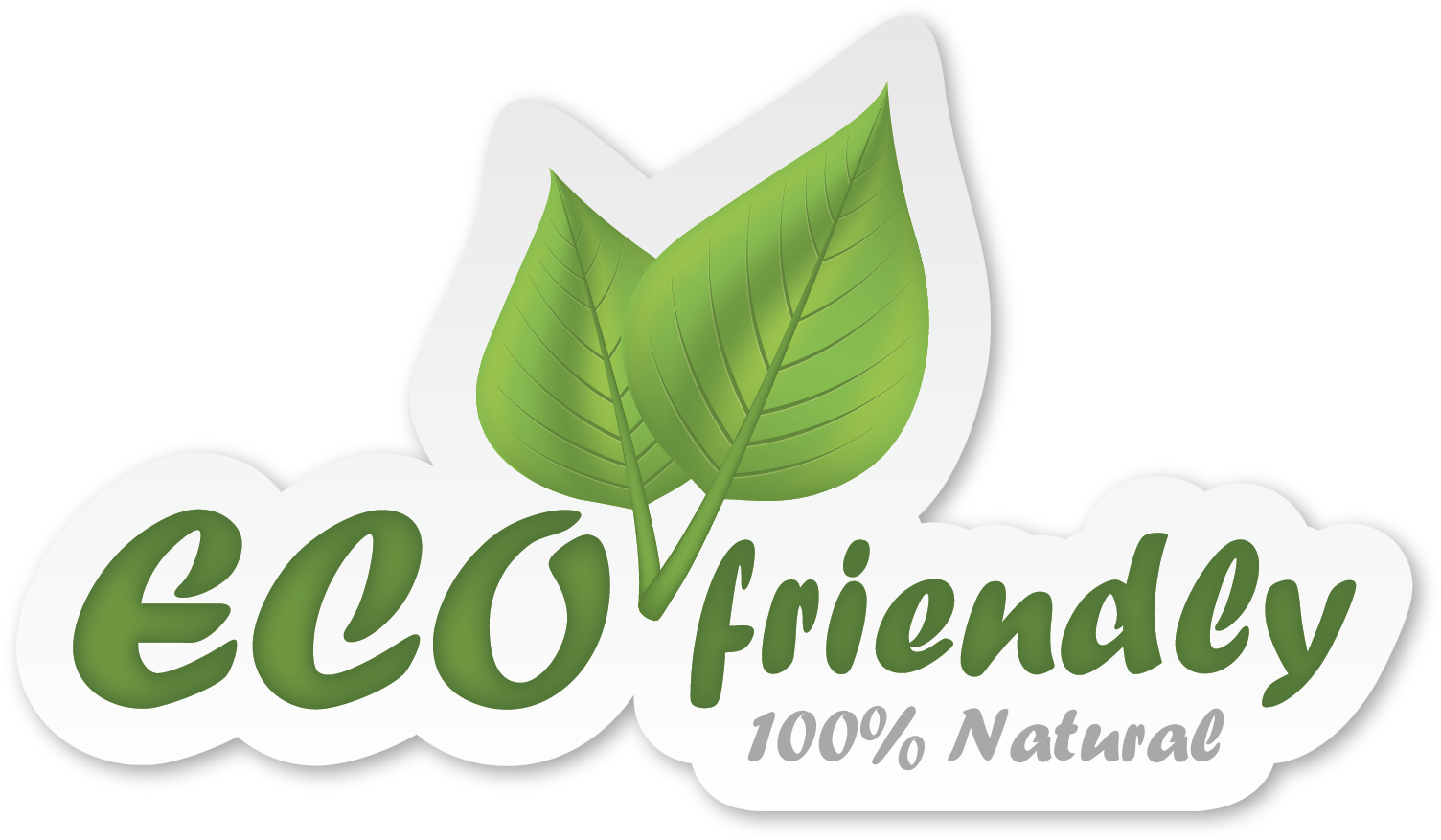 Eco Friendly100 Percent Natural Logo PNG