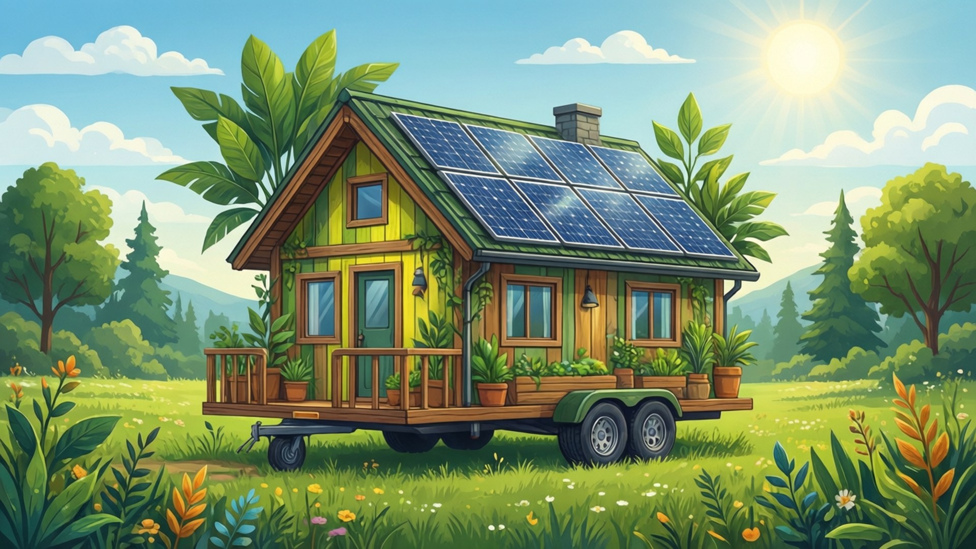 Eco Tiny House Taustakuvat