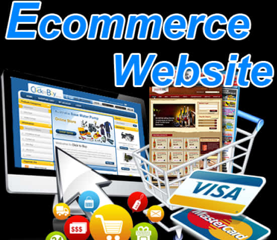 Ecommerce Website Concept PNG