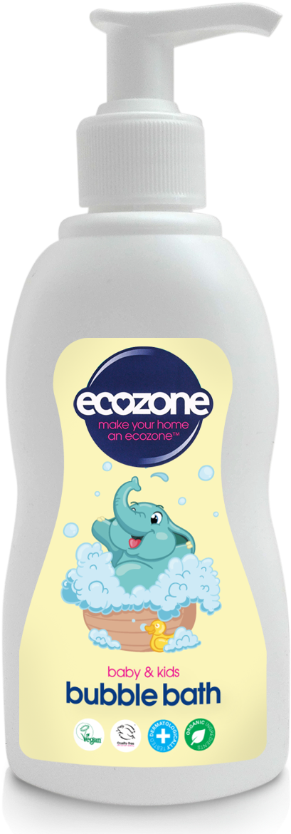 Ecozone Baby Kids Bubble Bath Product PNG