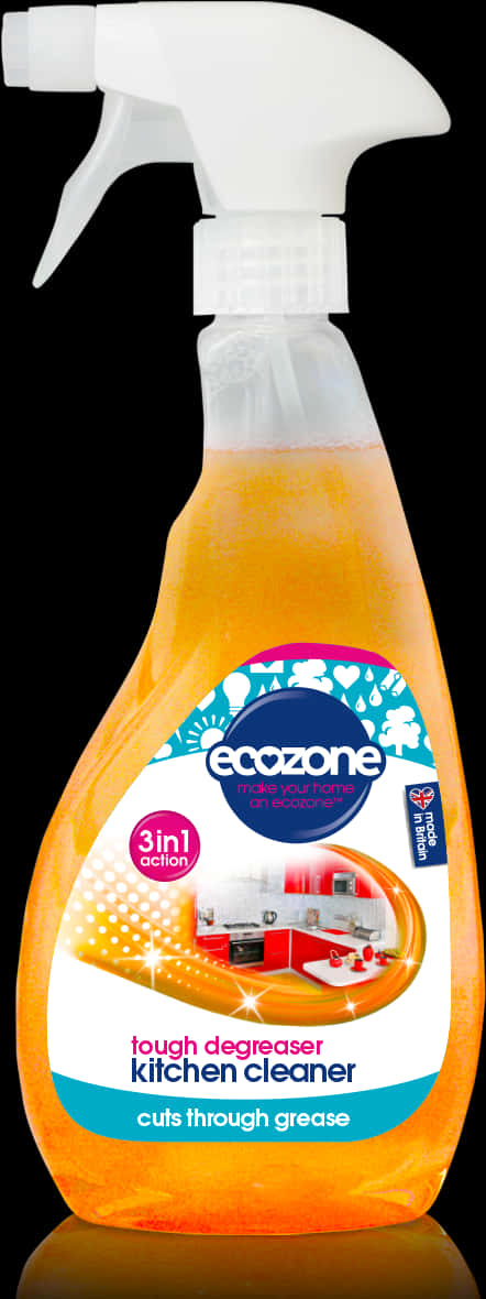 Ecozone Kitchen Cleaner Spray Bottle PNG