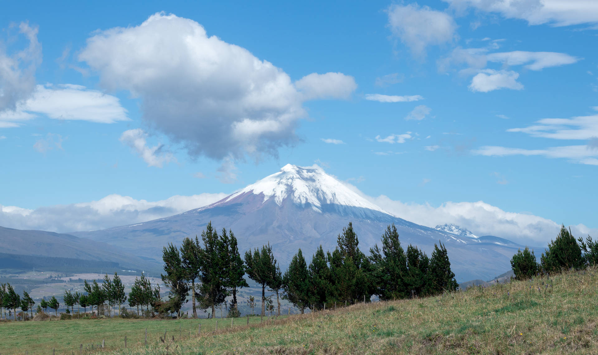 Volcáncotopaxi De Ecuador. Fondo de pantalla