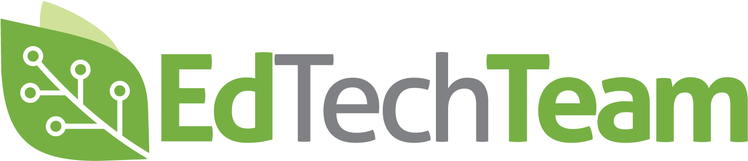 Ed Tech Team Logo Greenand Blue PNG