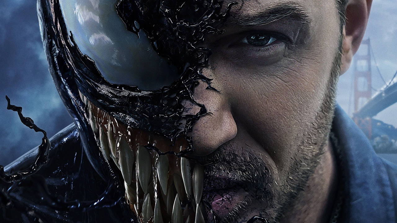 Eddie Brock Venom Hollywood Movie Wallpaper