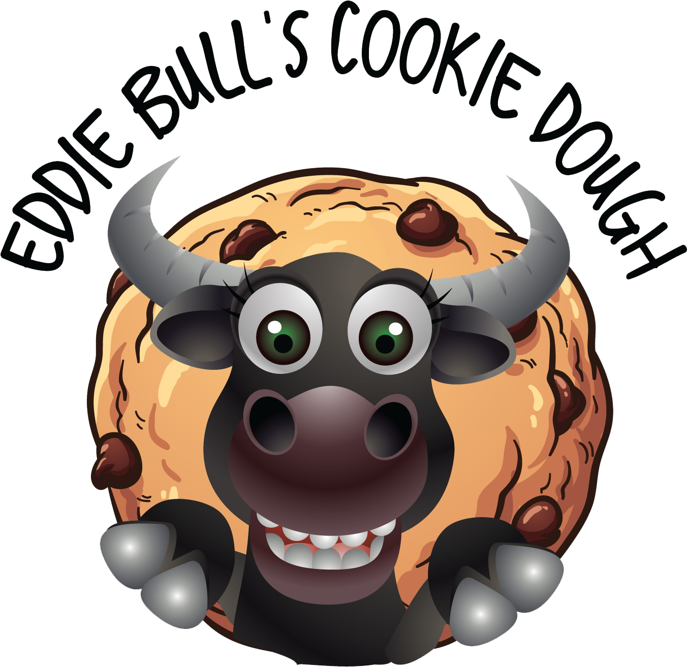 Eddie Bulls Cookie Dough Logo PNG