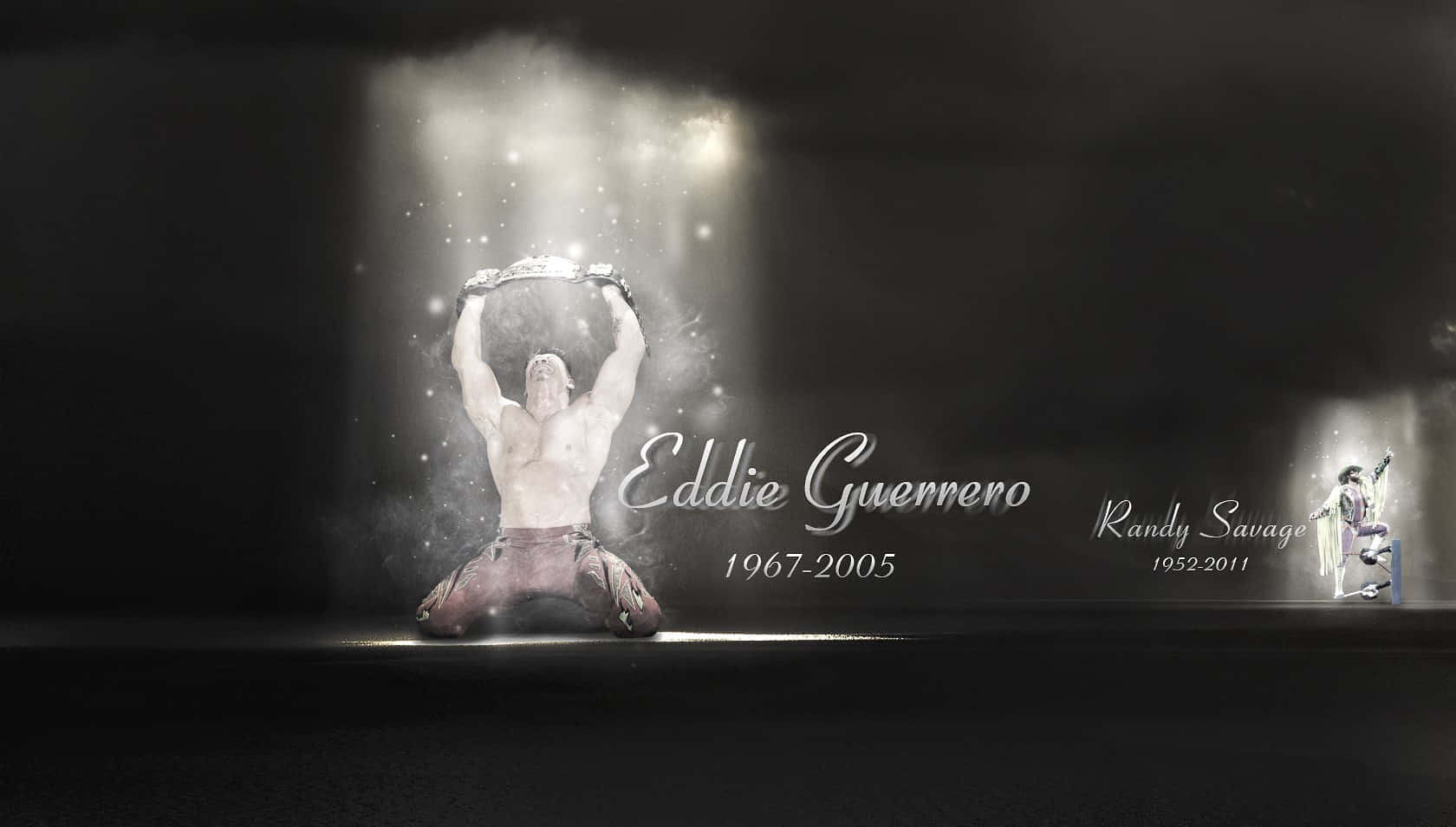 Eddie Guerrero 1967 - 2005 Fan Editie Baggrund Wallpaper