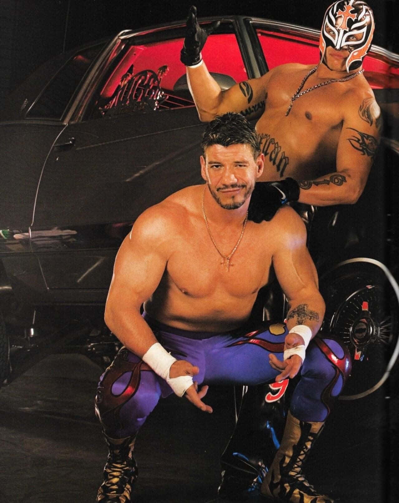 Eddie Guerrero And Rey Mysterio Poster Wallpaper