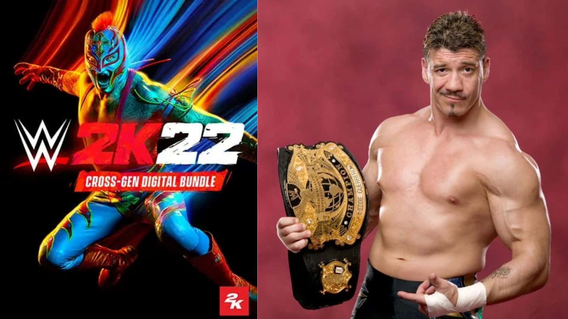 Eddie Guerrero WWE 2k22 Video Game Photo Wallpaper