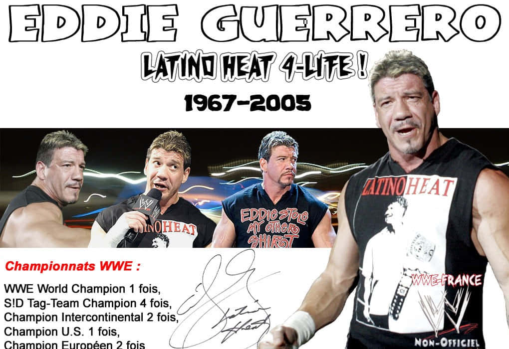Eddie Guerrero, the Iconic WWE Superstar Wallpaper