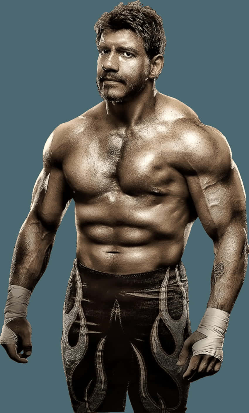 Eddie Guerrero WWE Wrestler Photo Tapet: Se et af de mest kendte ansigter i verdenen af wrestling - Eddie Guerrero. Wallpaper
