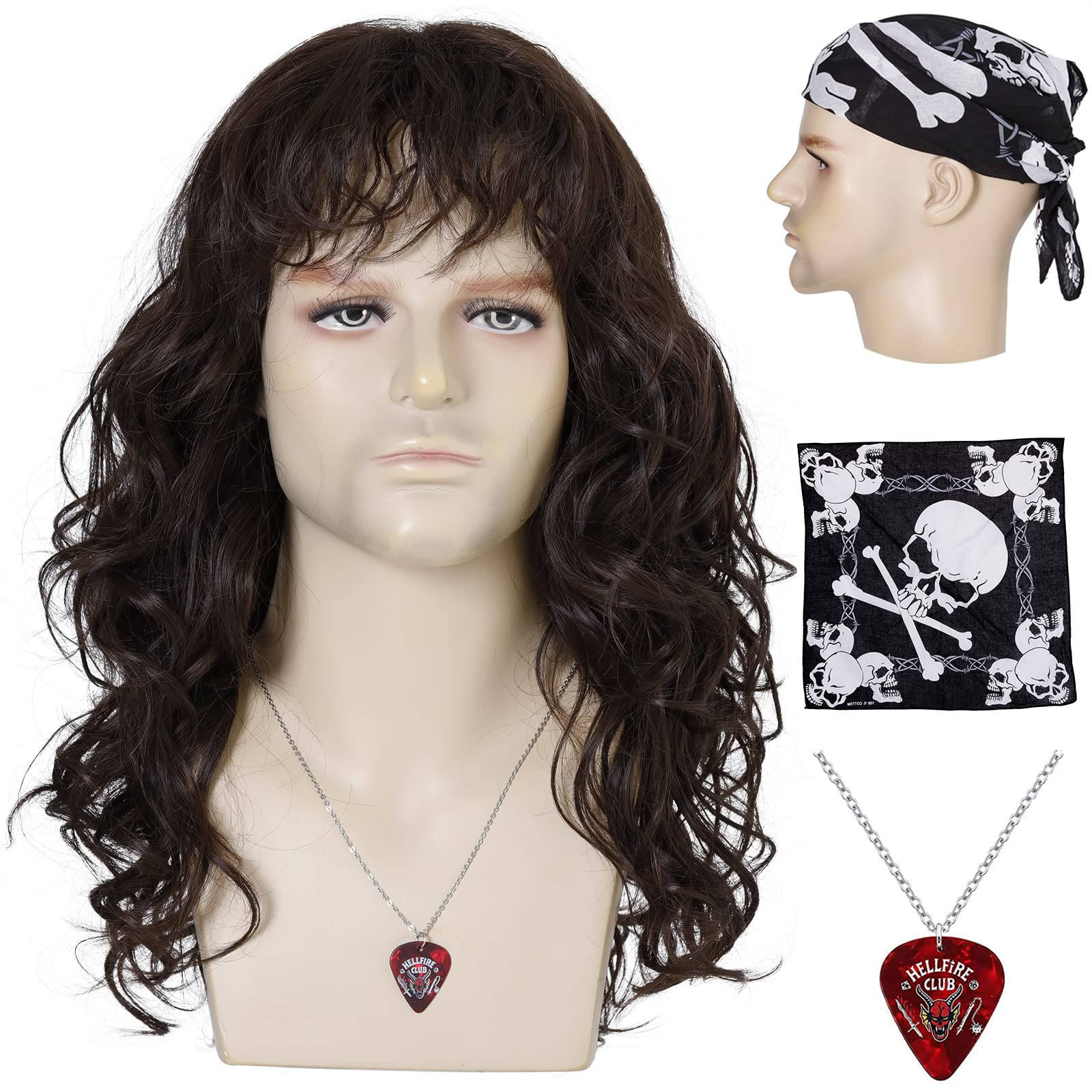 Eddie Munson Stranger Things Guitar Pick Necklace , stranger things  stagione 4 parte 2 - thirstymag.com