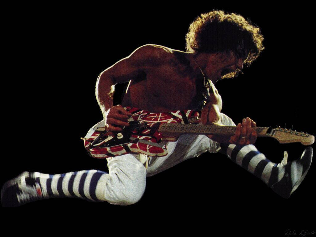Eddie Van Halen Air Jump Background