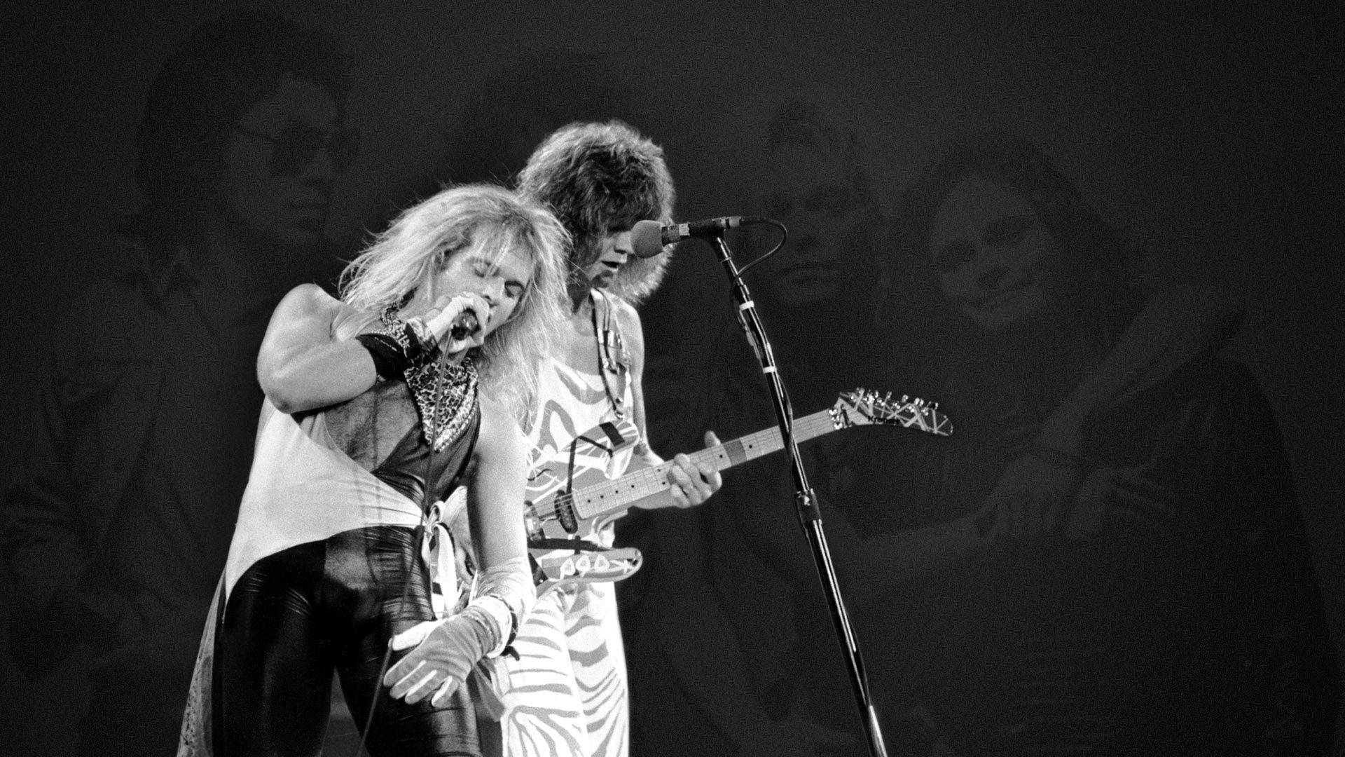 Eddie Van Halen And David Lee Roth Background