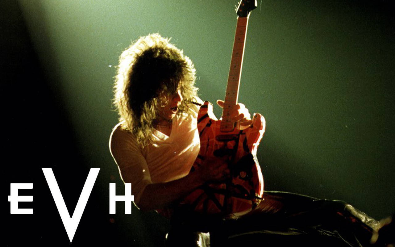 Eddie Van Halen Evh Portrait Background
