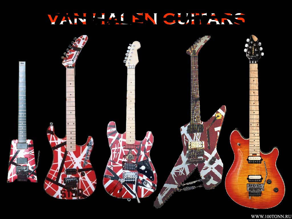 Download Eddie Van Halen Guitars Wallpaper 