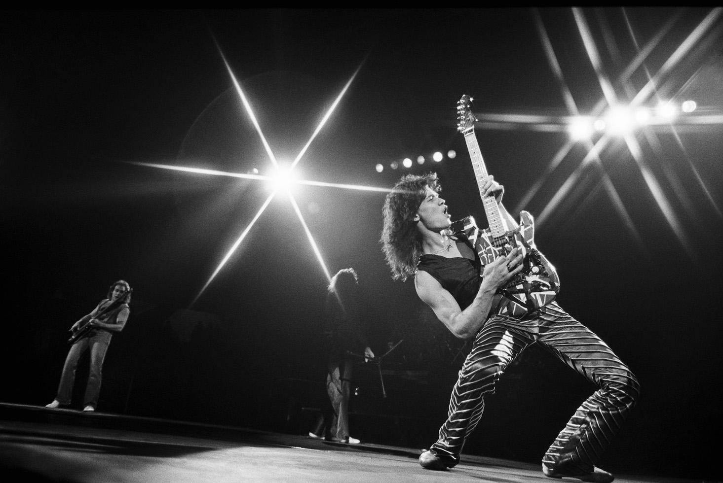 Eddie Van Halen Rock And Roll Background