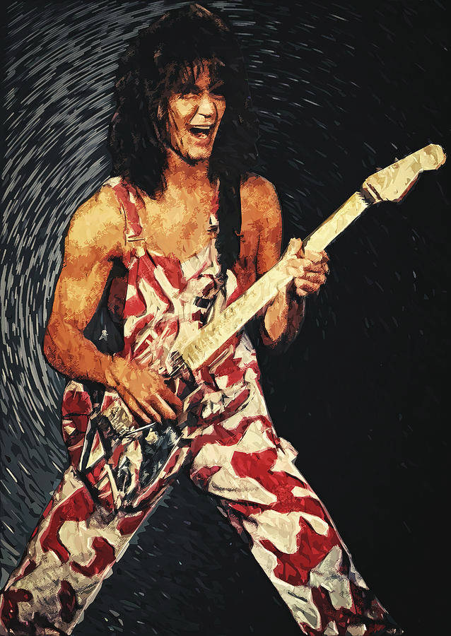 Eddie Van Halen Rock Music Wallpaper