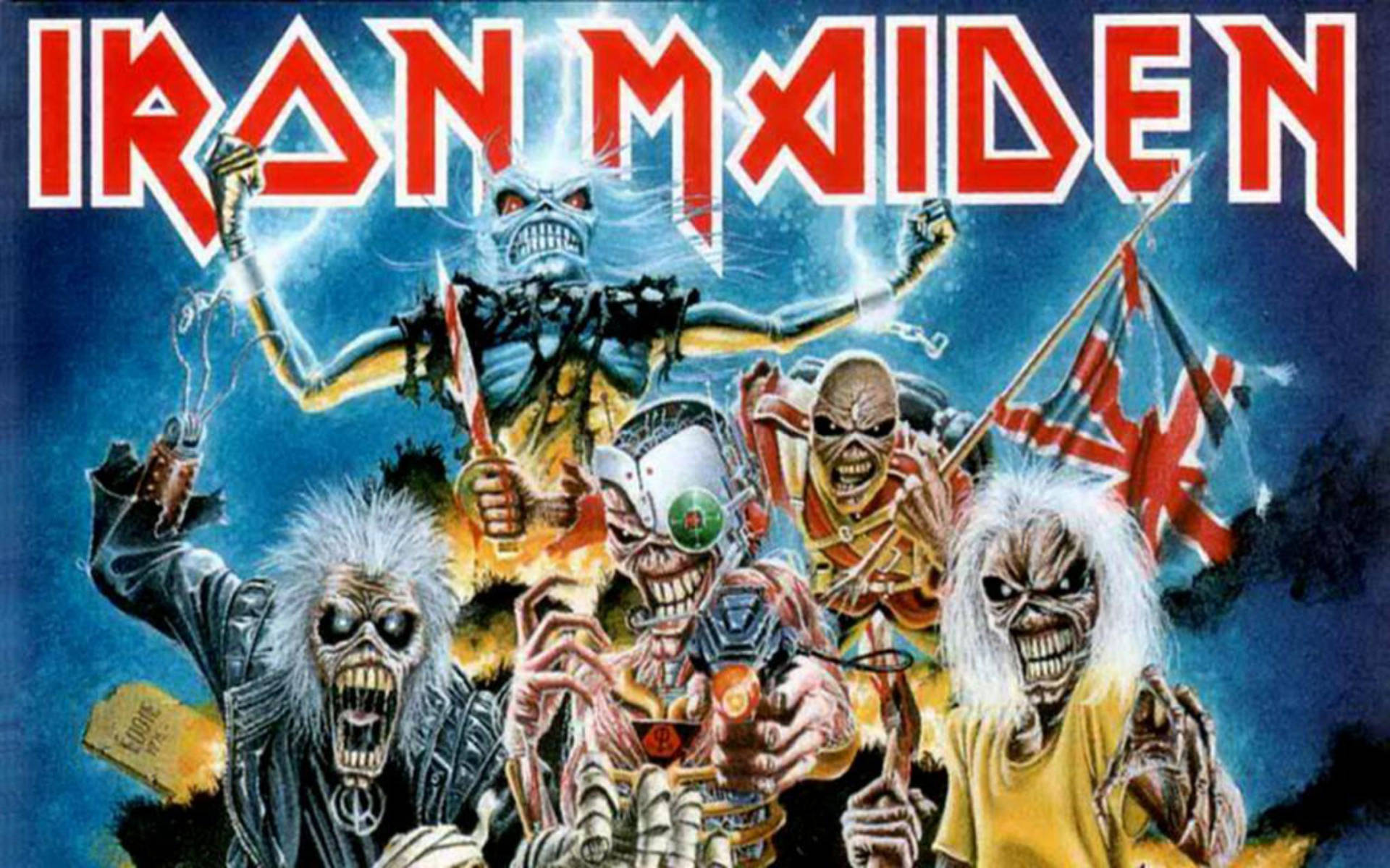 The Legendary Eddie From Iron Maiden Wallpaper